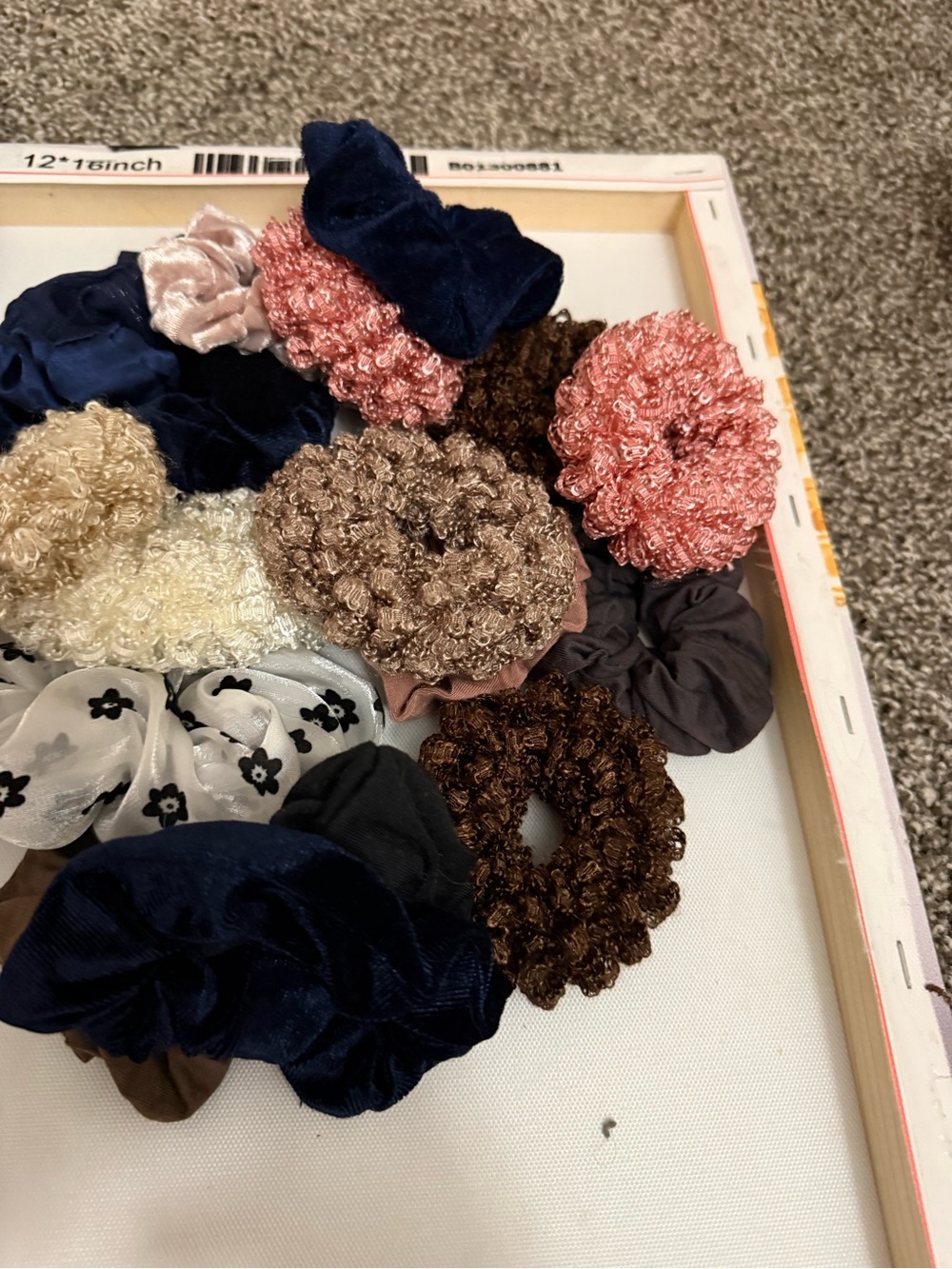 Nomad Kids Scrunchie Set — Navy, Pink, Brown, Cream, Black